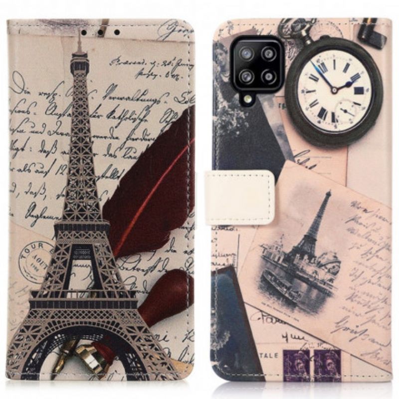 Kotelot Samsung Galaxy A22 4G Eiffel-torni