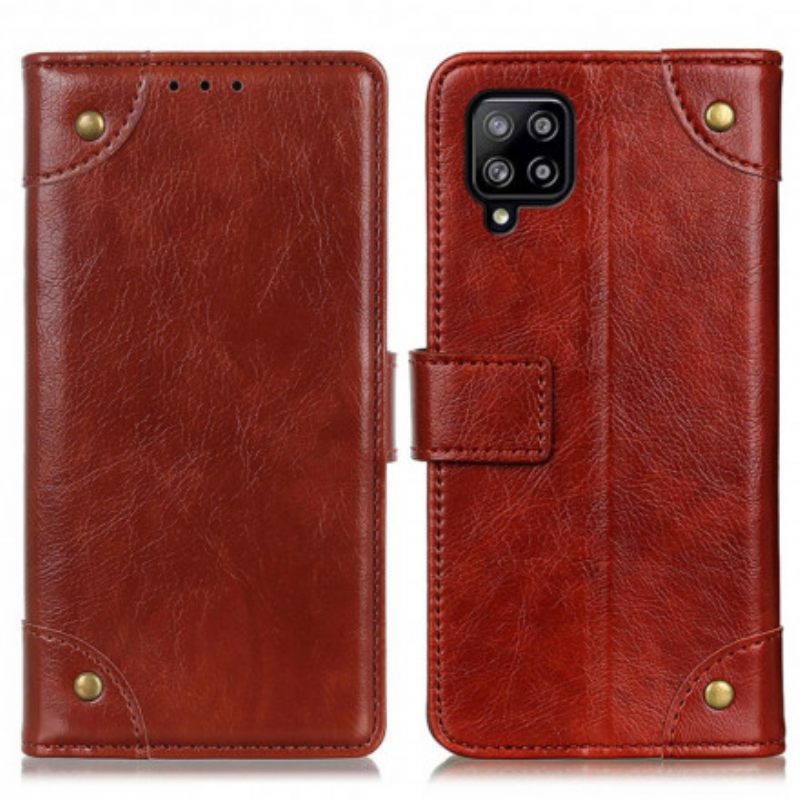 Nahkakotelo Samsung Galaxy A22 4G Antique Nappan Leather Effect