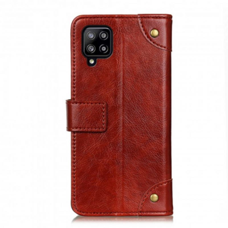 Nahkakotelo Samsung Galaxy A22 4G Antique Nappan Leather Effect