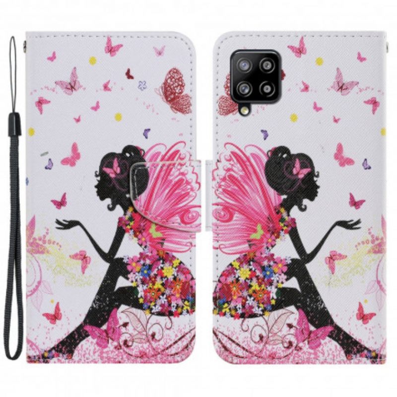 Nahkakotelo Samsung Galaxy A22 4G Magic Fairy