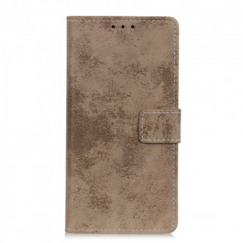 Nahkakotelo Samsung Galaxy A22 4G Vintage Leather Effect