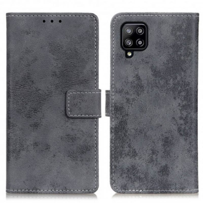 Nahkakotelo Samsung Galaxy A22 4G Vintage Leather Effect