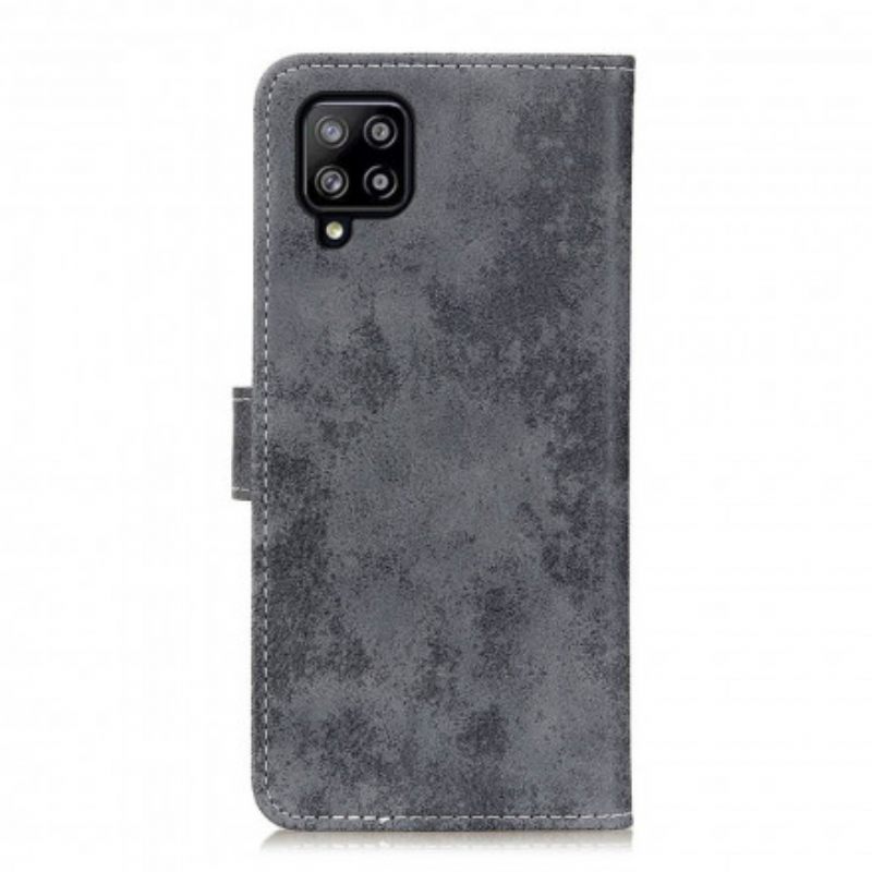 Nahkakotelo Samsung Galaxy A22 4G Vintage Leather Effect