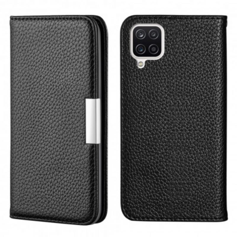 Puhelinkuoret Samsung Galaxy A22 4G Kotelot Flip Ultra Chic Litchi Faux Leather