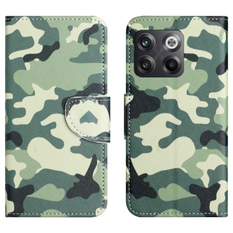 Flip Case OnePlus 10T 5G Military Camouflage