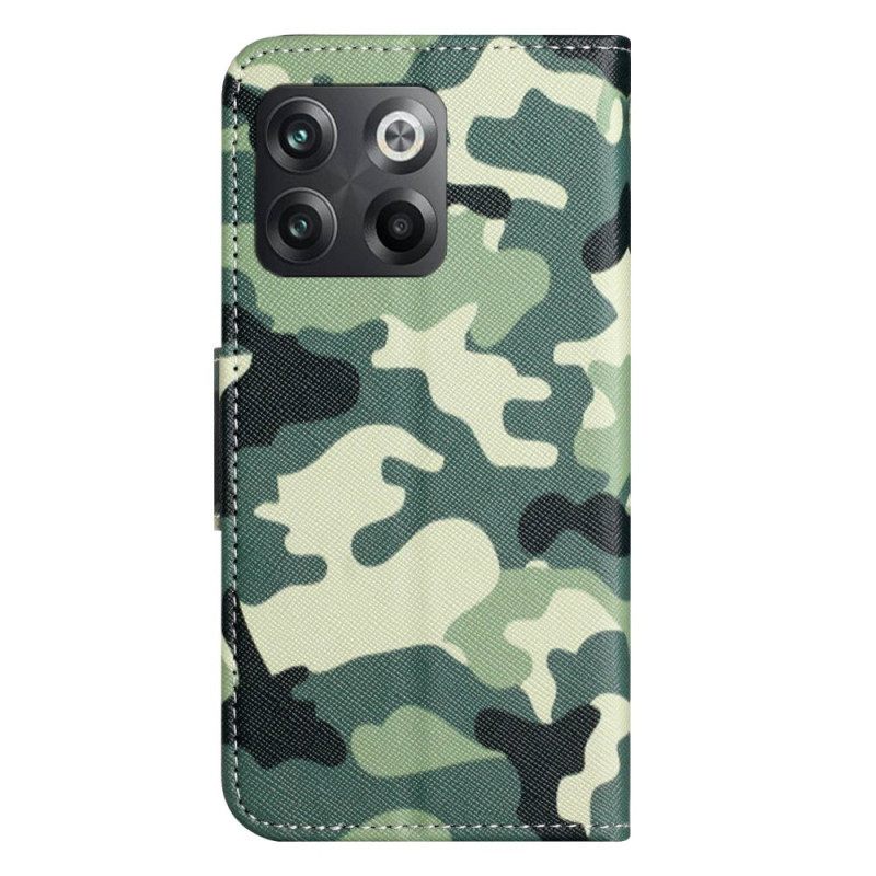 Flip Case OnePlus 10T 5G Military Camouflage