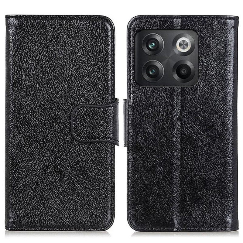 Flip Case OnePlus 10T 5G Nappa Haljasnahka