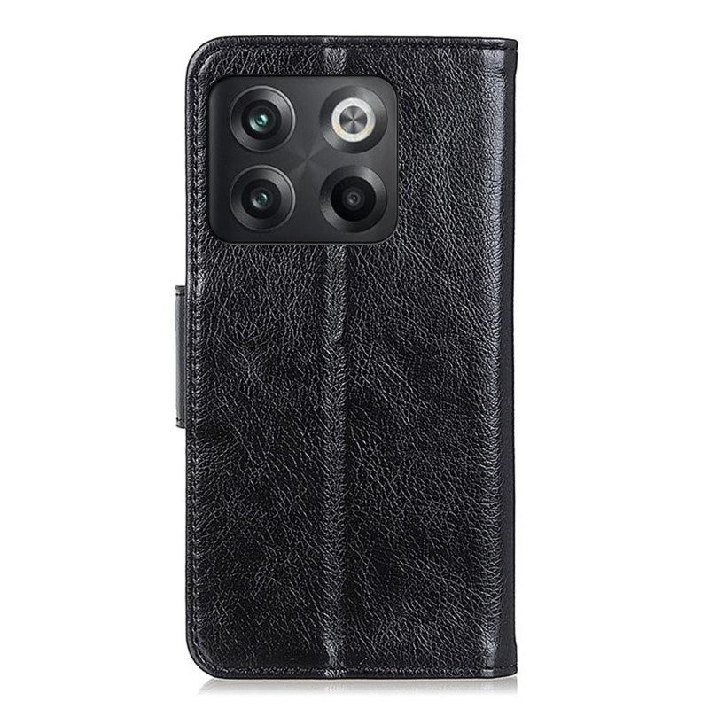 Flip Case OnePlus 10T 5G Nappa Haljasnahka