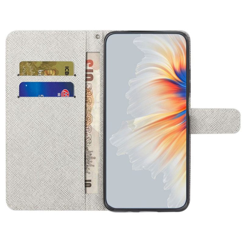 Flip Case OnePlus 10T 5G Suojaketju Kuori Strappy Dragonflies