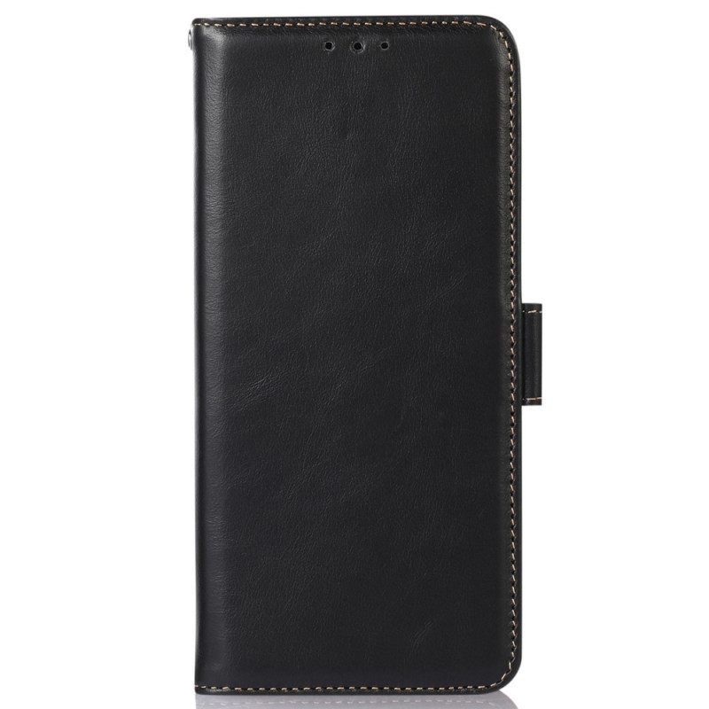 Kotelot OnePlus 10T 5G Genuine Leather Rfid-toiminto