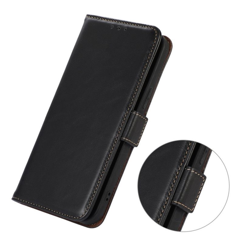 Kotelot OnePlus 10T 5G Genuine Leather Rfid-toiminto