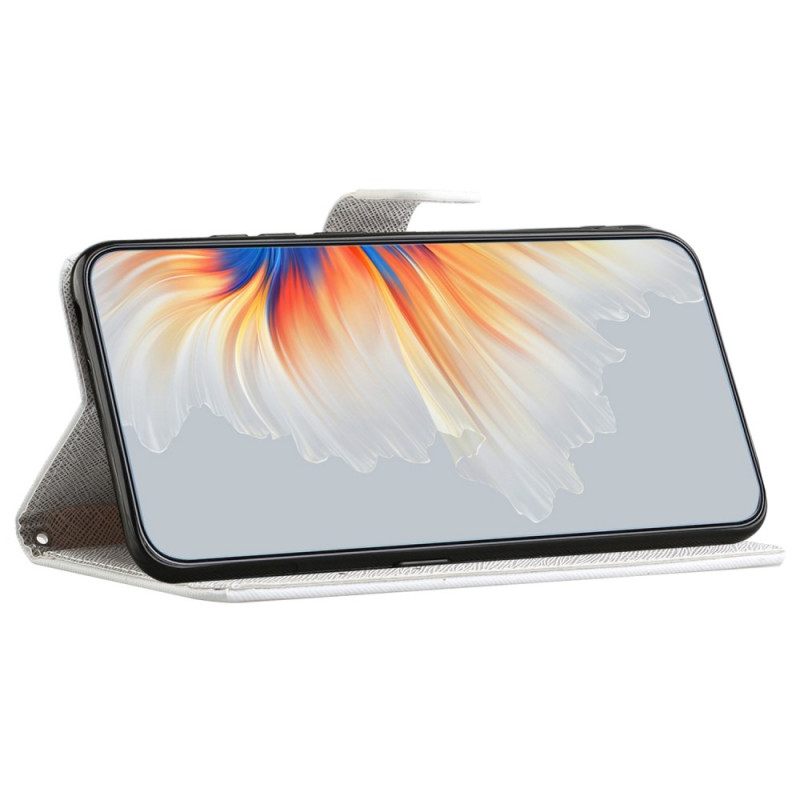 Kotelot OnePlus 10T 5G Suojaketju Kuori Feathers Kaulanauhalla