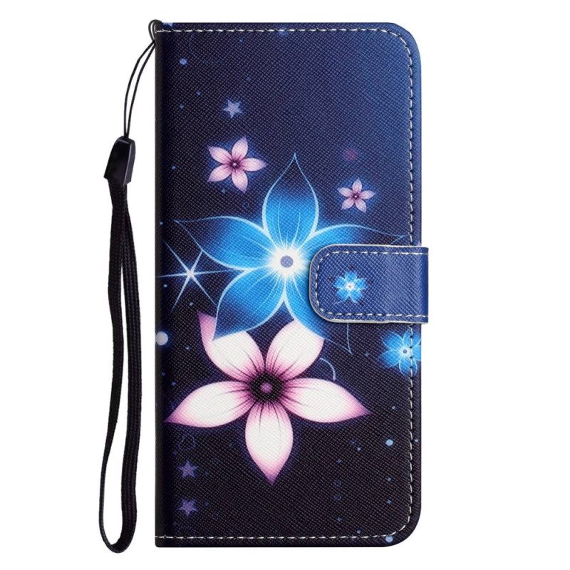 Kotelot OnePlus 10T 5G Suojaketju Kuori Lunar Strap Flowers