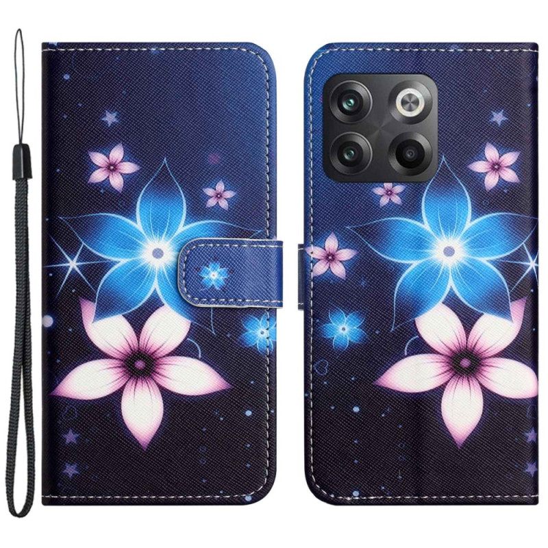 Kotelot OnePlus 10T 5G Suojaketju Kuori Lunar Strap Flowers