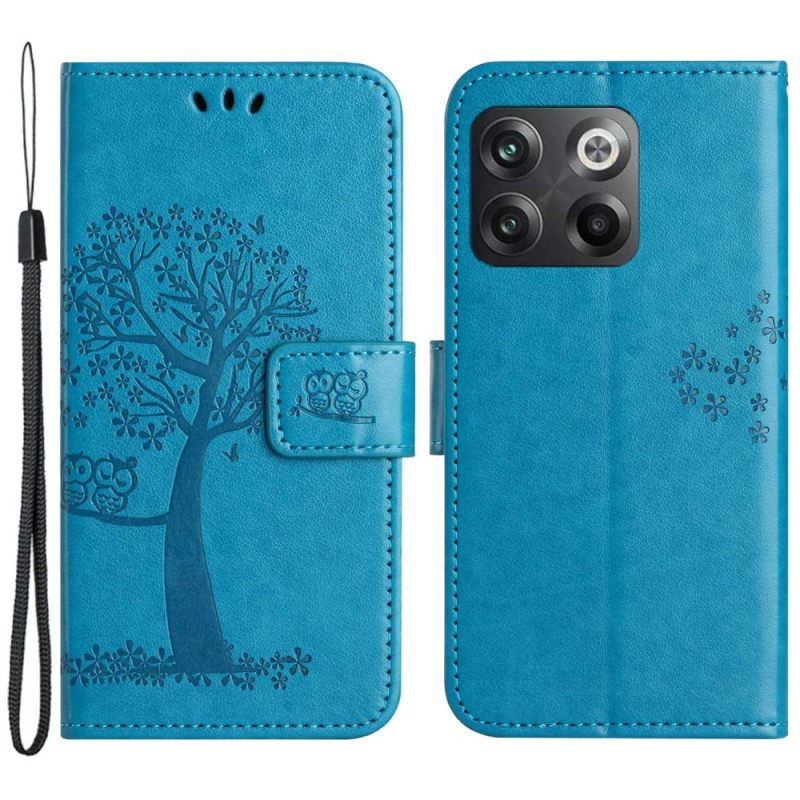 Kotelot OnePlus 10T 5G Suojaketju Kuori Strappy Owl Tree