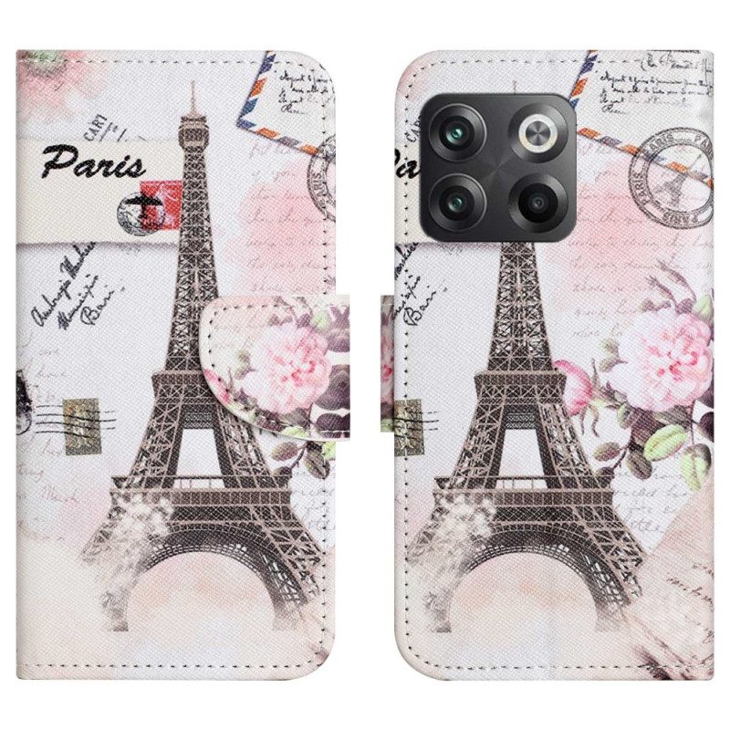 Kotelot OnePlus 10T 5G Vintage Eiffel Tower