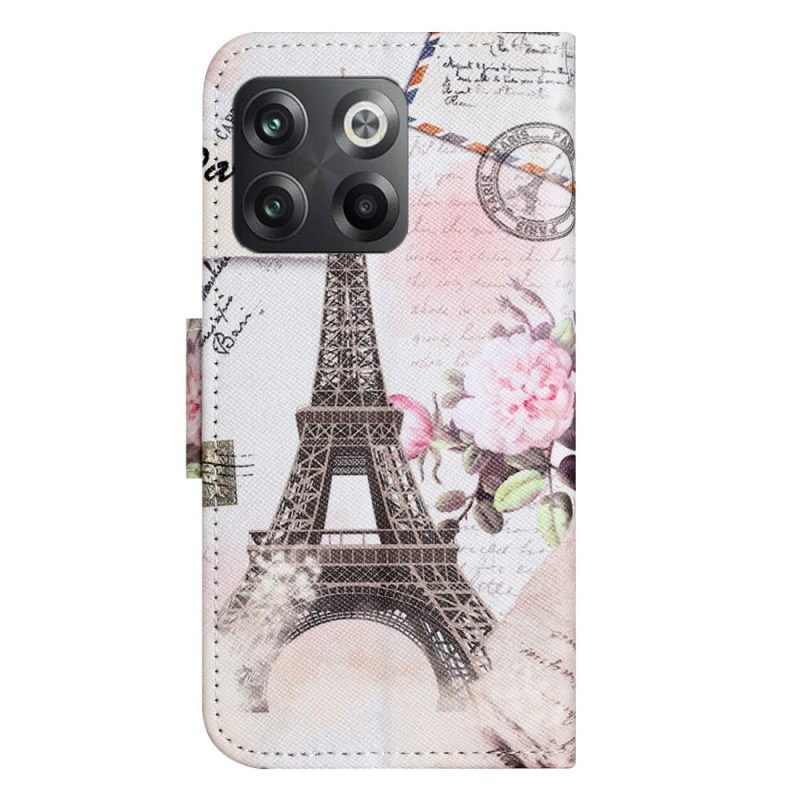 Kotelot OnePlus 10T 5G Vintage Eiffel Tower