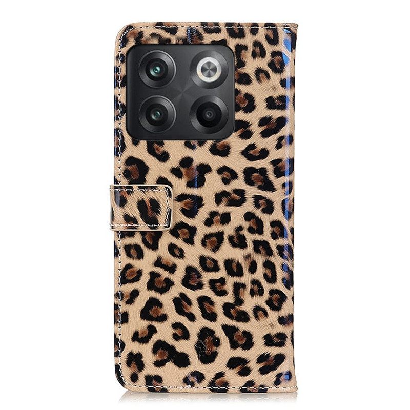 Nahkakotelo OnePlus 10T 5G Leopard Skin Effect