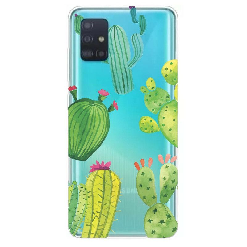 Case Samsung Galaxy A31 Cacti Watercolour