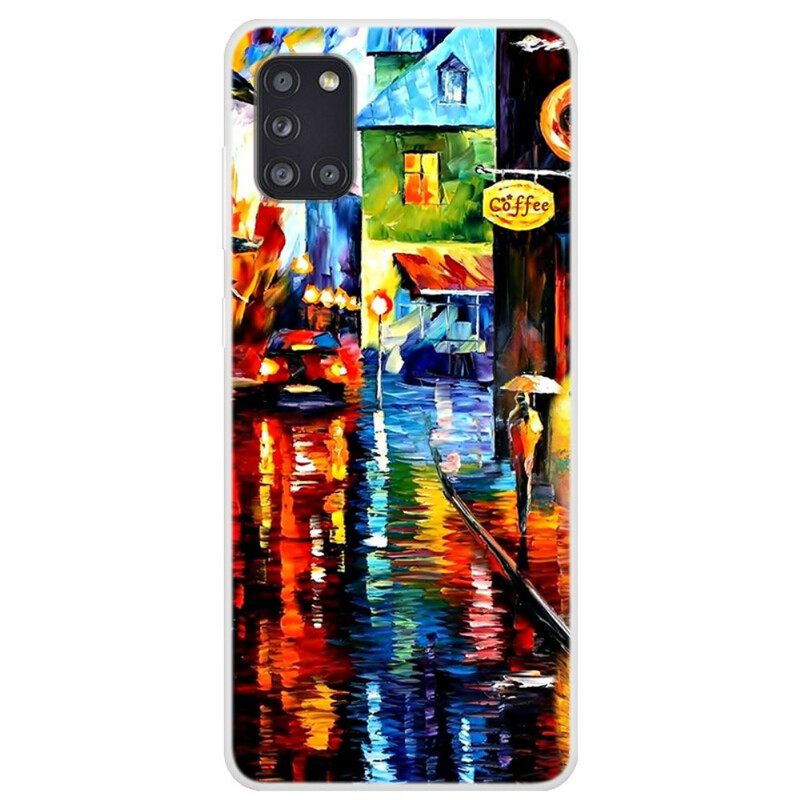 Case Samsung Galaxy A31 Kahvimaalaus