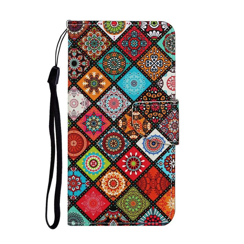 Kotelot Samsung Galaxy A31 Patchwork Mandalas Kaulanauhalla