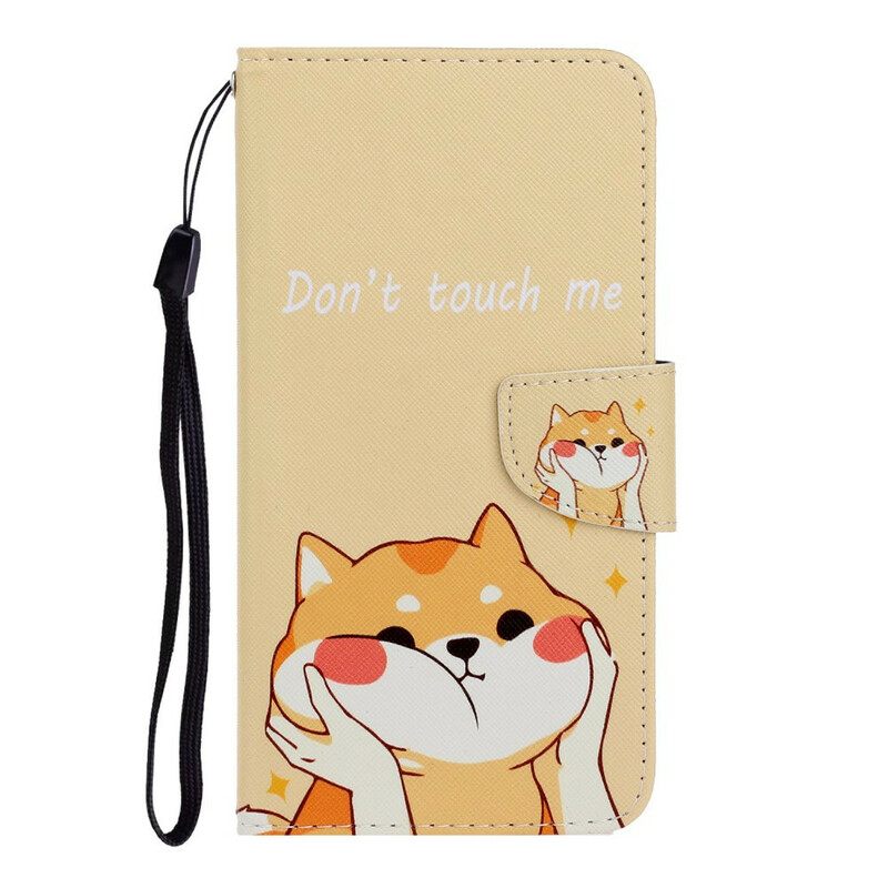 Kotelot Samsung Galaxy A31 Suojaketju Kuori Cat Don't Touch Me Strappy