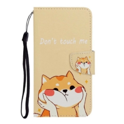 Kotelot Samsung Galaxy A31 Suojaketju Kuori Cat Don't Touch Me Strappy