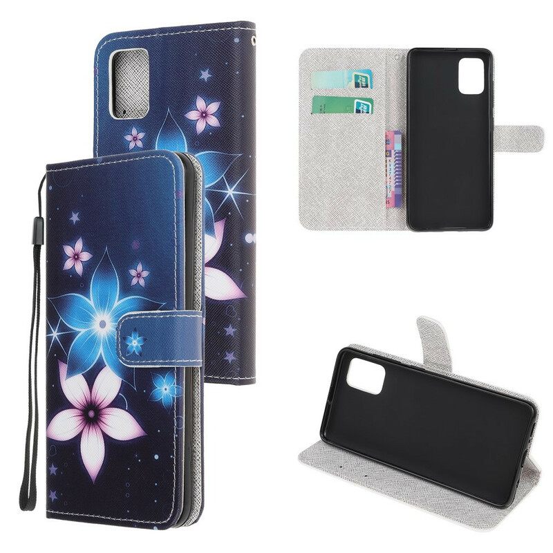 Kotelot Samsung Galaxy A31 Suojaketju Kuori Lunar Strap Flowers