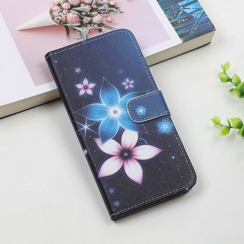 Kotelot Samsung Galaxy A31 Suojaketju Kuori Lunar Strap Flowers