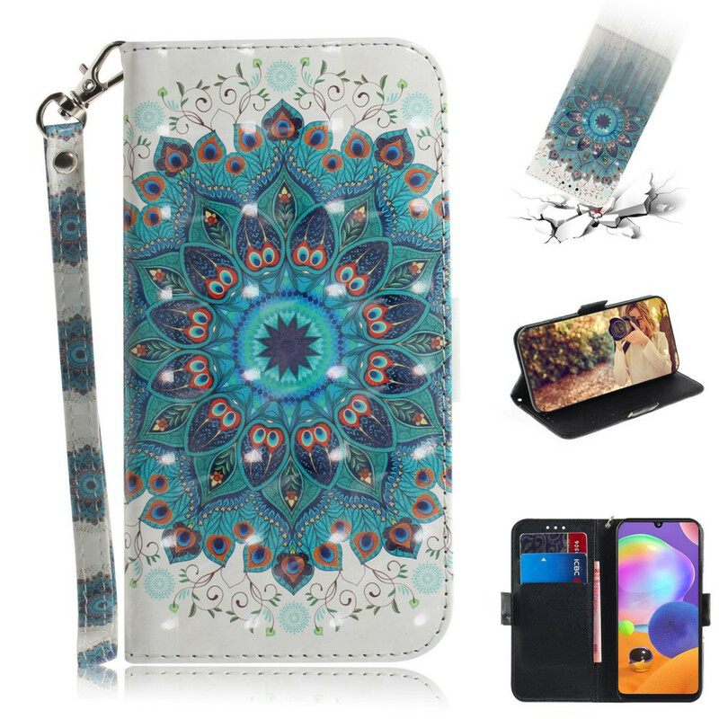 Kotelot Samsung Galaxy A31 Suojaketju Kuori Magistral Strappy Mandala