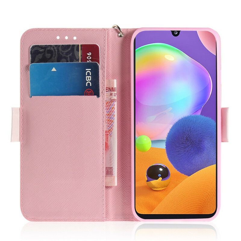 Kotelot Samsung Galaxy A31 Suojaketju Kuori Strappy Pump