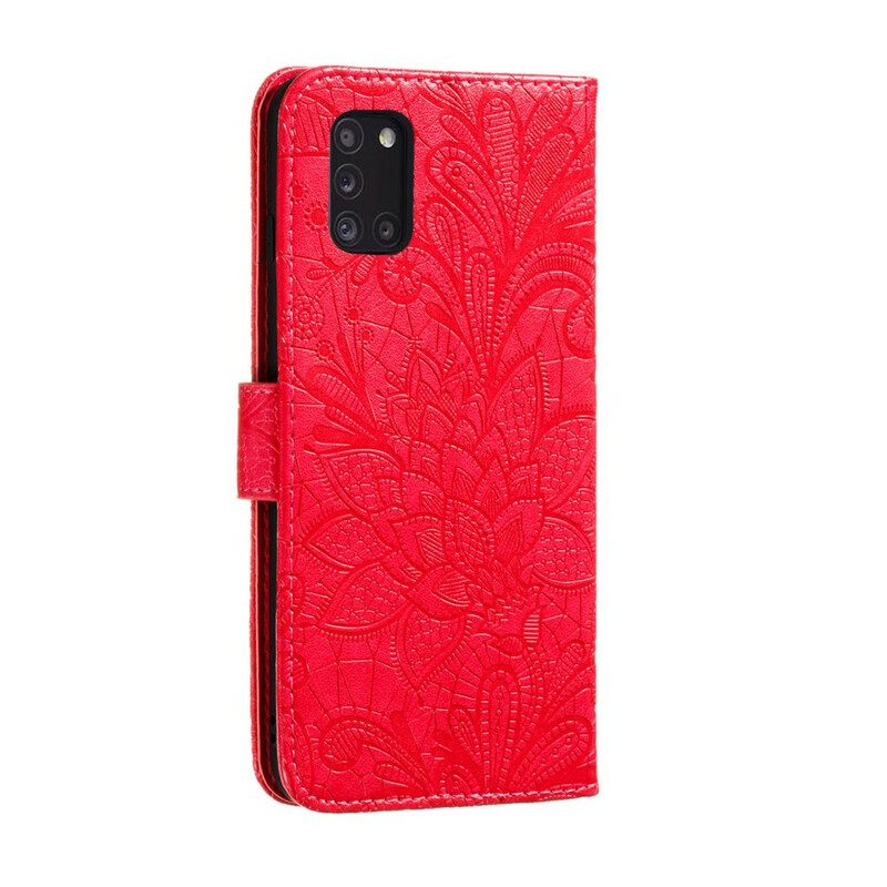 Kotelot Samsung Galaxy A31 Suojaketju Kuori Tribal Strap Flowers