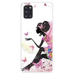 Kuori Samsung Galaxy A31 Butterfly Lady