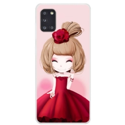 Kuori Samsung Galaxy A31 Manga Lady