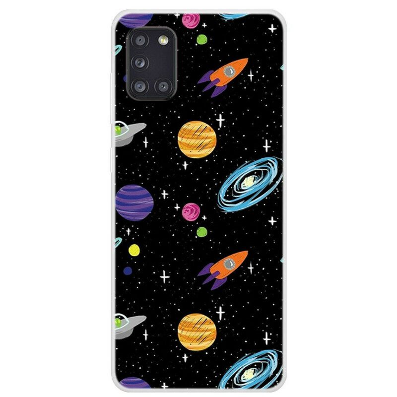 Kuori Samsung Galaxy A31 Planet Galaxy