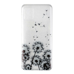 Kuori Samsung Galaxy A31 Transparent Black Dandelions