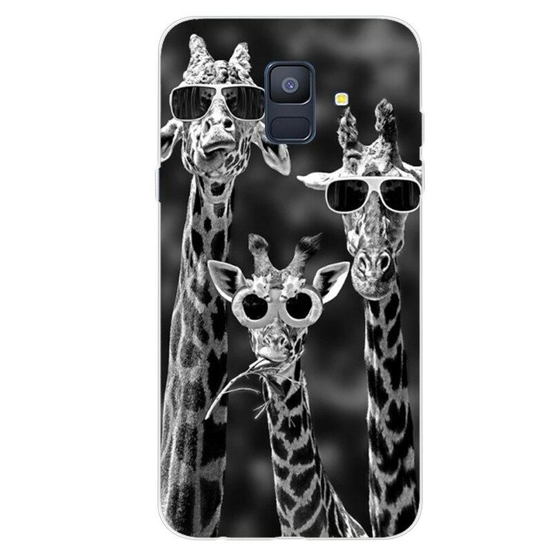 Case Samsung Galaxy A6 Kirahvit Laseilla