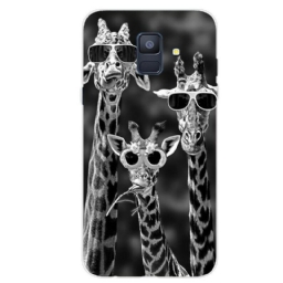 Case Samsung Galaxy A6 Kirahvit Laseilla