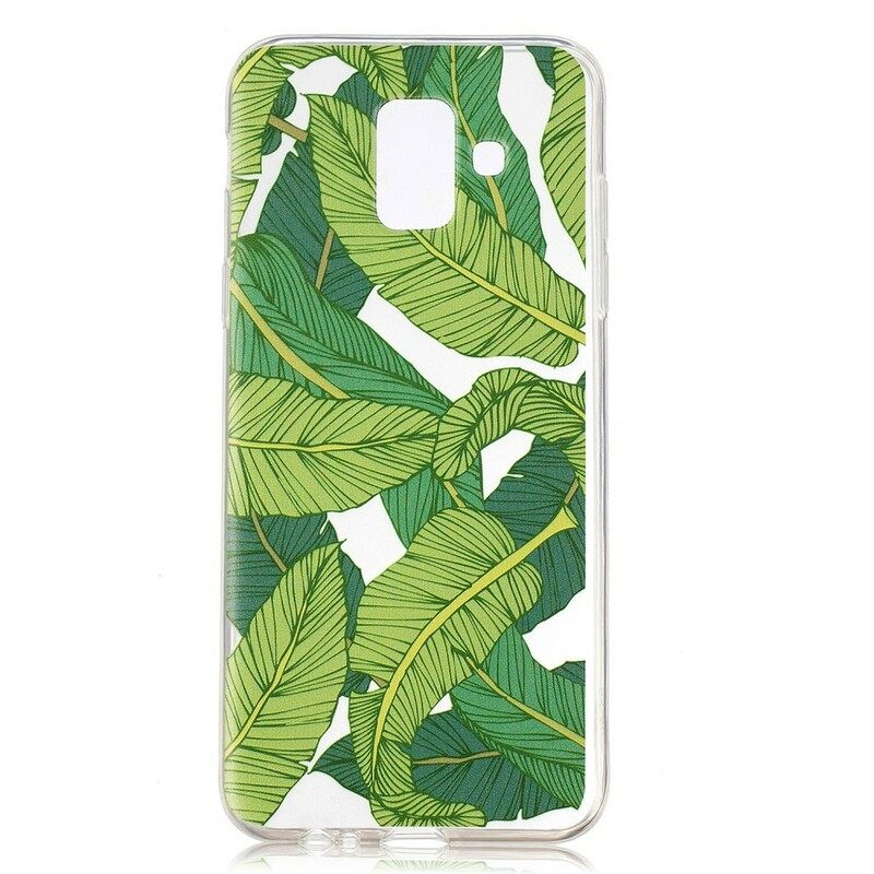 Case Samsung Galaxy A6 Läpinäkyvät Kaaviosivut