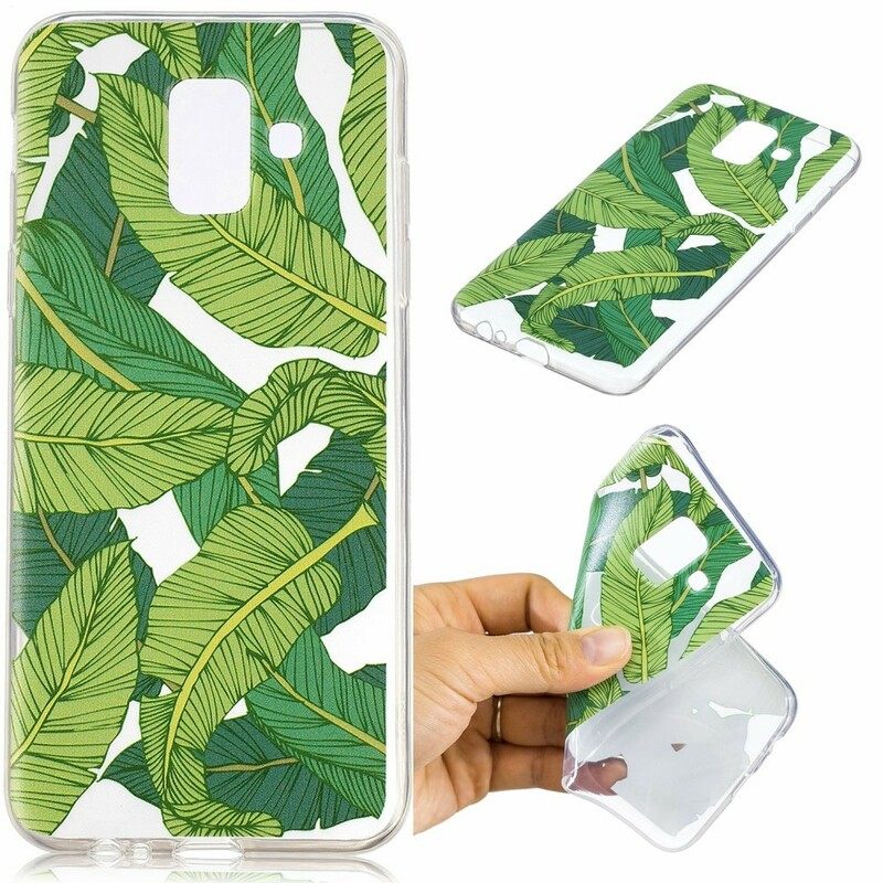 Case Samsung Galaxy A6 Läpinäkyvät Kaaviosivut