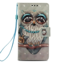 Kotelot Samsung Galaxy A6 Miss Owl 3d