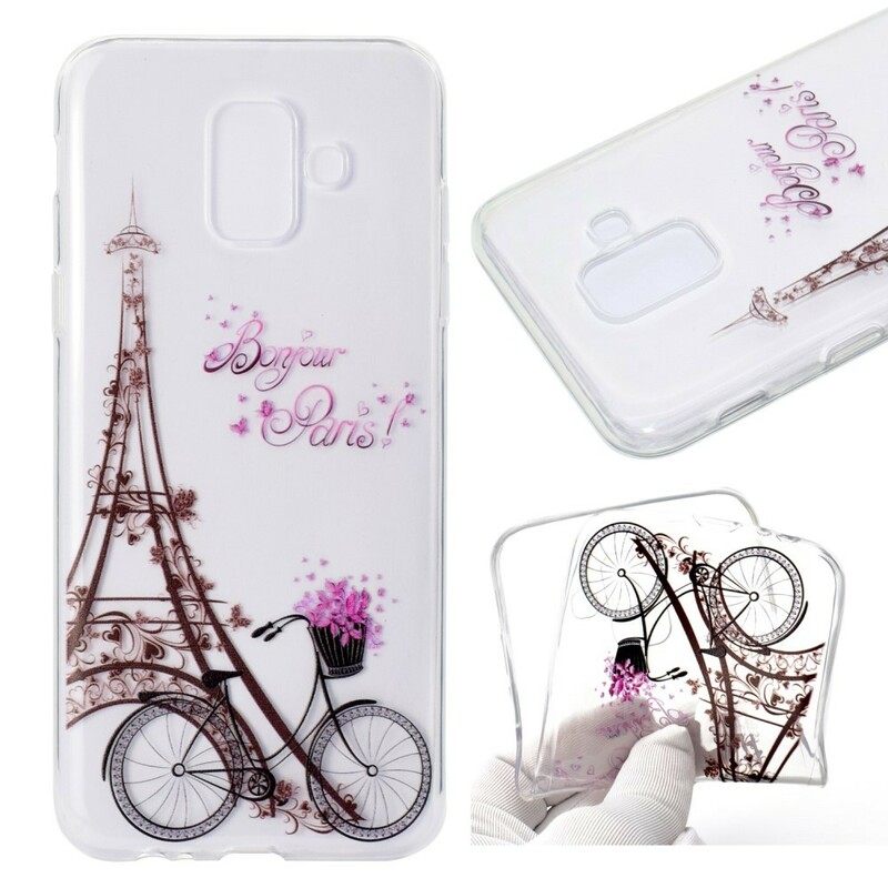 Kuori Samsung Galaxy A6 Transparent Hei Paris