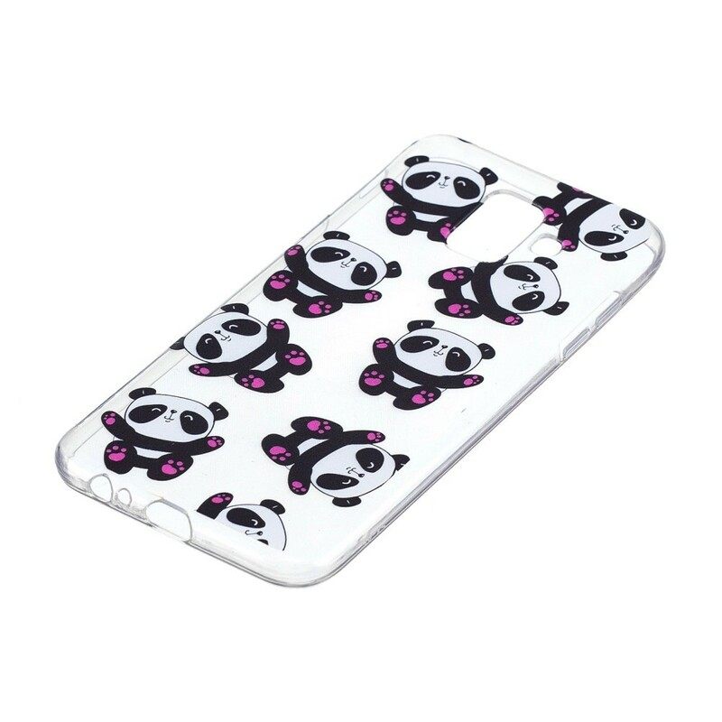 Kuori Samsung Galaxy A6 Transparent Pandas Pidä Hauskaa