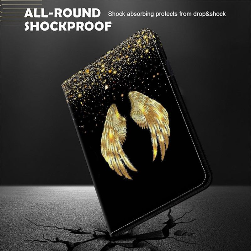 Kotelot iPad Pro 13 (2024) Golden Wings