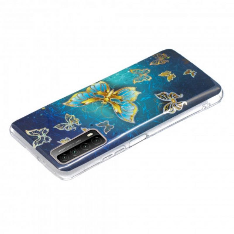 Case Huawei P Smart 2021 Butterflies Design