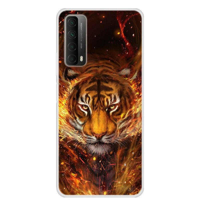 Case Huawei P Smart 2021 Fire Tiger