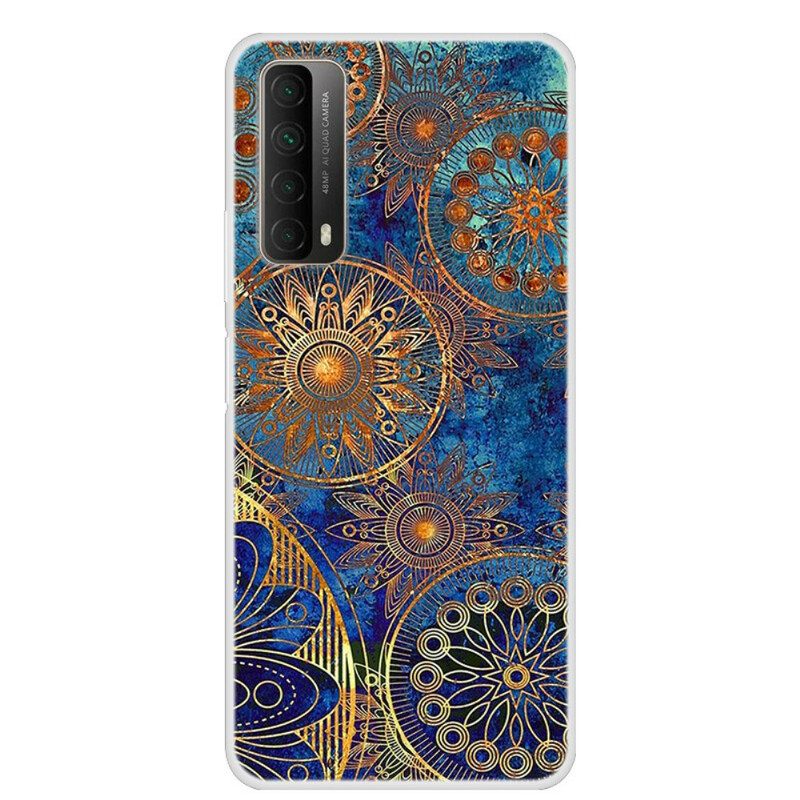 Case Huawei P Smart 2021 Golden Mandalas