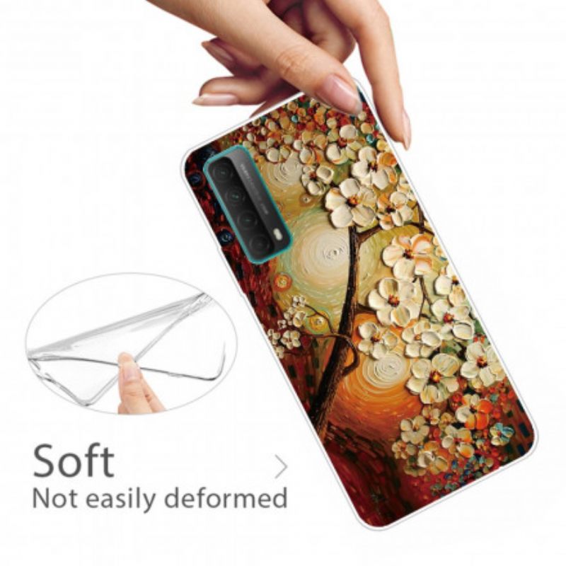 Case Huawei P Smart 2021 Joustavat Kukat