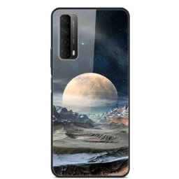 Case Huawei P Smart 2021 Space Moon Karkaistu Lasi