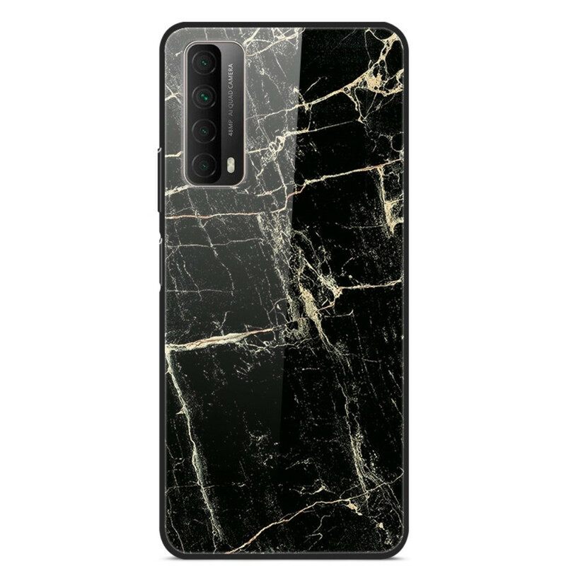 Case Huawei P Smart 2021 Supreme Marble Karkaistu Lasi